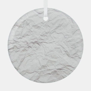 Wrinkled paper texture, detailed background. glass tree decoration