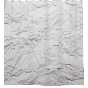 Wrinkled paper texture, detailed background. shower curtain