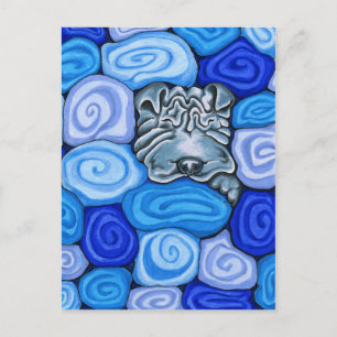 Wrinkles In Towels Postcard