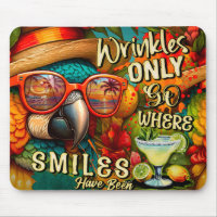Wrinkles Only Go Where Smiles Have Been Parrot