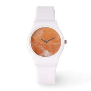 Wrist watch orange salt stone