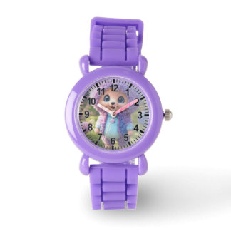 Wrist Watch with baby doll design for kids