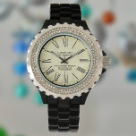 Wristwatch for a Golf Club Member. Golfer Watch<br><div class="desc">Golf Club member watch. A watch that is designed as a gift for a member of,  or employee of a Golf Club. Add the name of the recipient as well as the golf club. Golf club gift watch.</div>