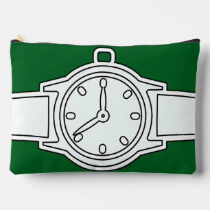 Wristwatch Forest Green Accessory Pouch