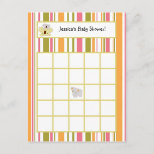 Writable Bingo Card Tropical Punch