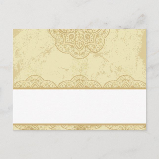 Writable Place Card Moroccan Party (Front)