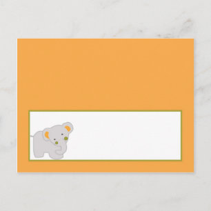 Writable Place Card Tropical Punch