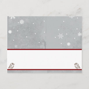 Writable Place Card White Tree