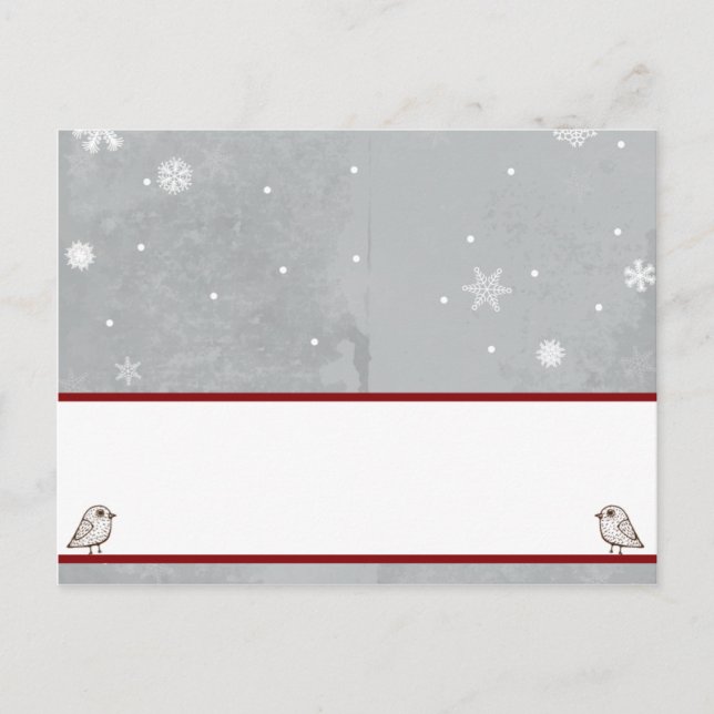 Writable Place Card White Tree (Front)