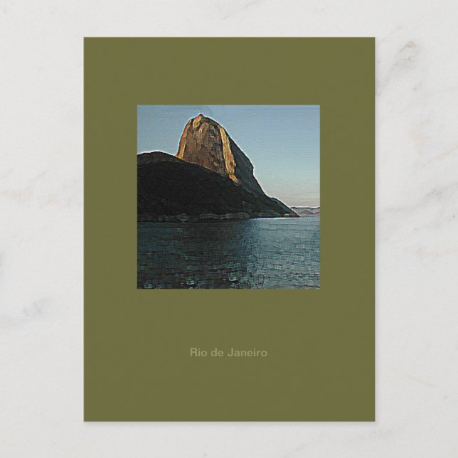 Write about Rio the SugarLoaf Mountain Postcard (Front)