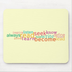 Write, Define, Inspire Mousepad