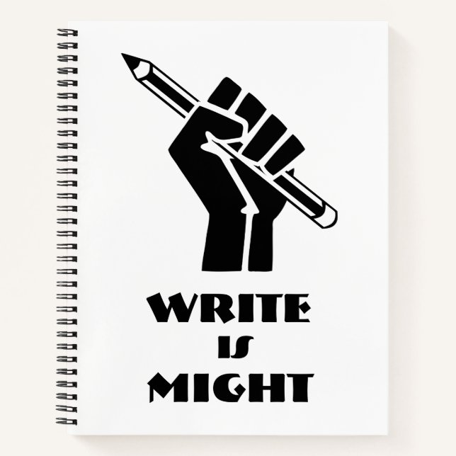 Write is Might Notebook (Front)