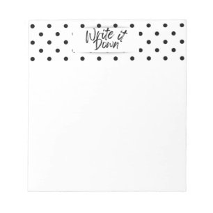 Write It Down Notepad