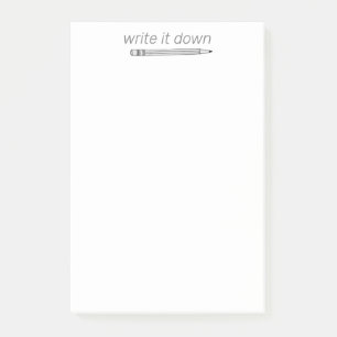 WRITE IT DOWN POST-IT NOTES