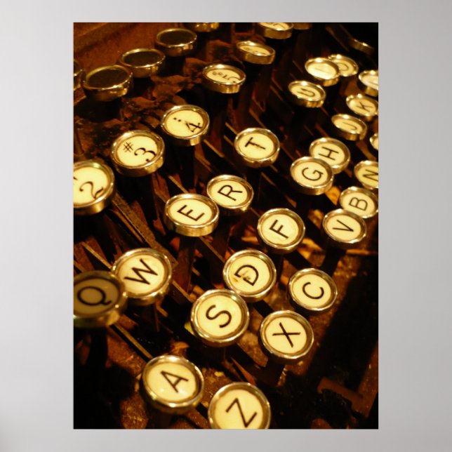 Write Me - letter keys Poster (Front)