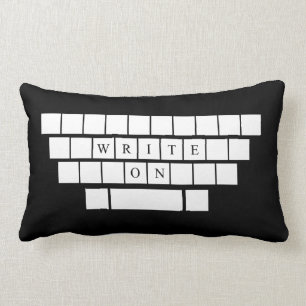 Write On - Pillow - Gifts for Aspiring Writers