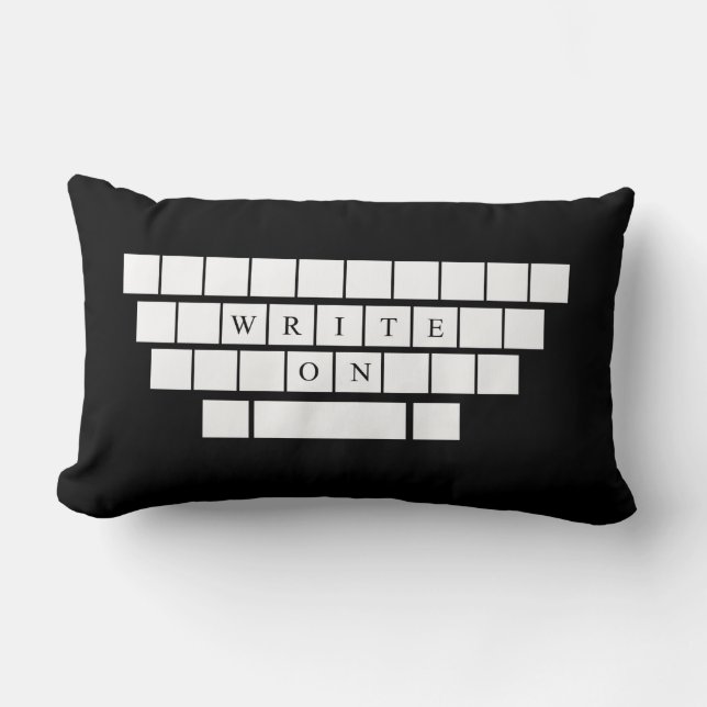 Write On - Pillow - Gifts for Aspiring Writers (Front)