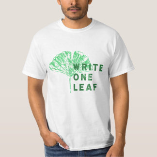 Write One Leaf Merch | Gingko T-Shirt