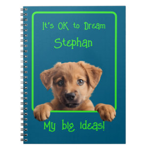 Write or Draw My Big Ideas Puppy Notebook