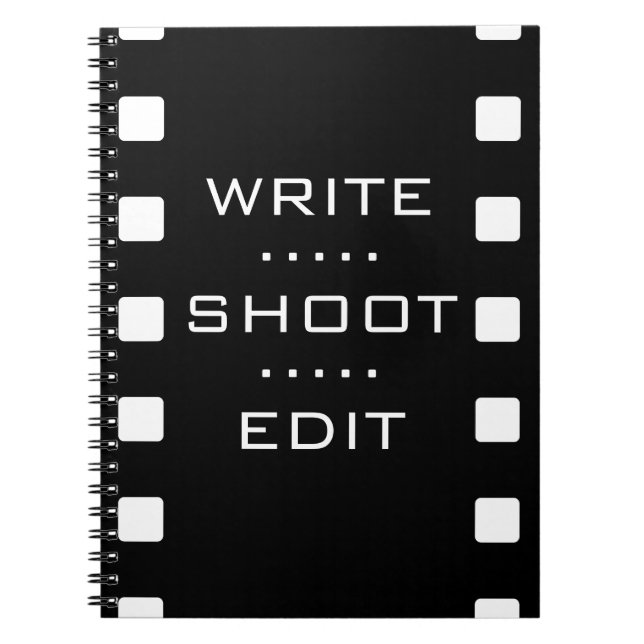 Write, Shoot, Edit - Film Notebook (Front)