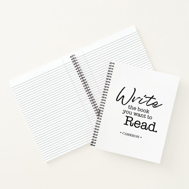 Write the Book you want to read Personalised (Inside)