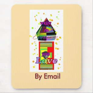Write To Everyone By Email Computer Mouse Pad