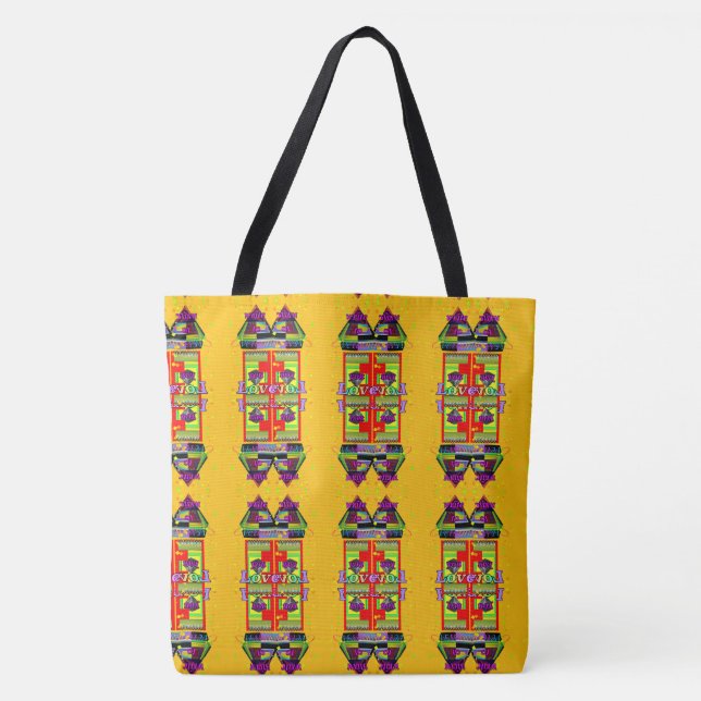 Write to Everyone You Love Message  Tote Bag (Front)