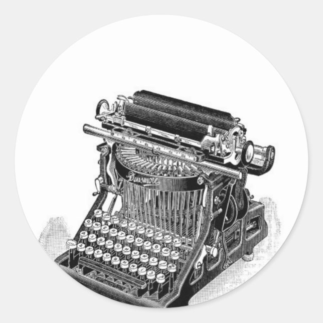 Write Your Own Story Classic Round Sticker (Front)