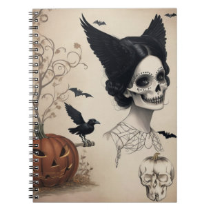 Write Your Spooky Thoughts in Style with our Crow Notebook