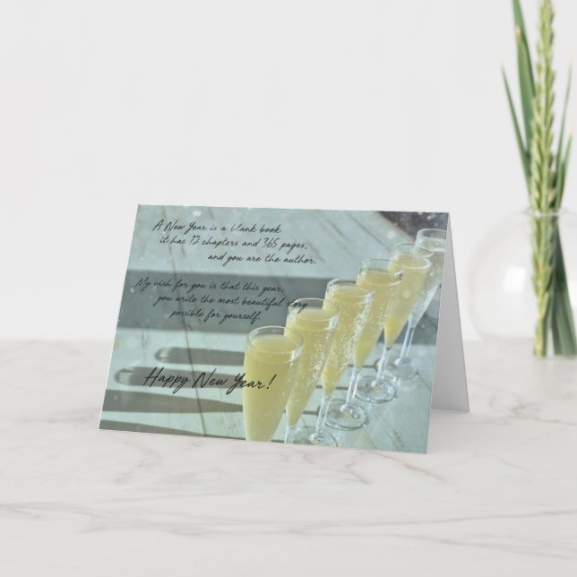WRITE YOUR STORY THIS YEAR Greeting Card (Front)