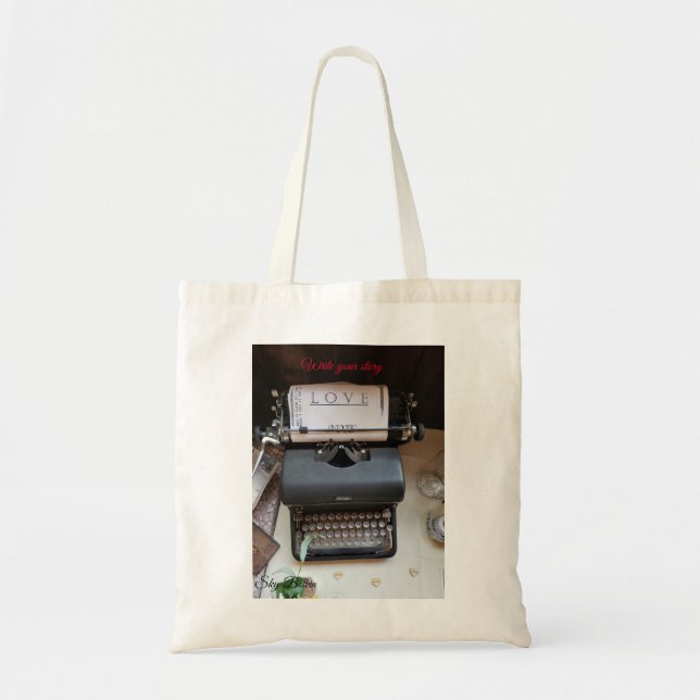 write your story tote bag (Front)