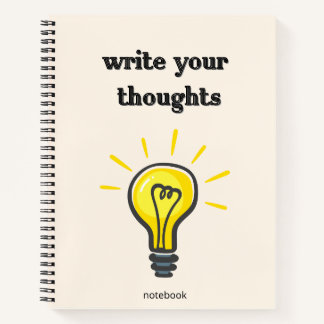 Write Your Thoughts – Elegant Lined Notebook