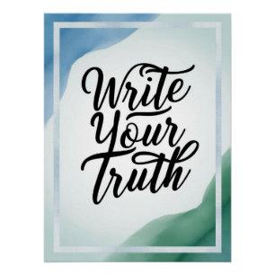 Write Your Truth option 2 Poster
