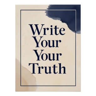 Write Your Truth option 3 Poster