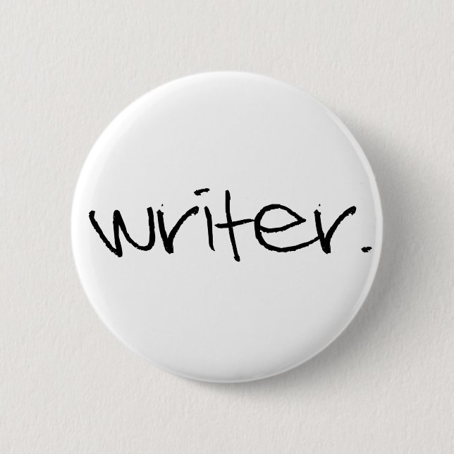 Writer 6 Cm Round Badge (Front)