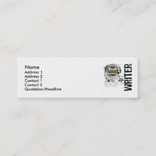Writer Alchemy Mini Business Card