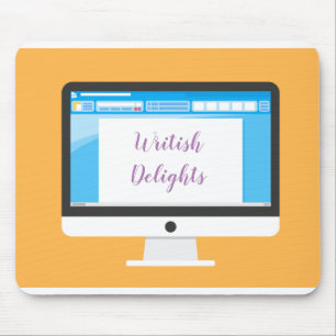 Writer at Work / Writish Delights (© Mira) Mouse Pad