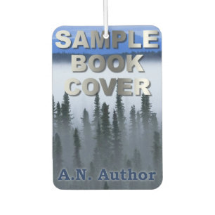 Writer / Author Promotion: Book Cover Advertising Car Air Freshener