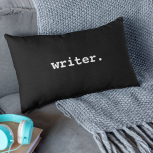 Writer Black Lumbar Cushion