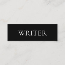 Writer Black White Modern