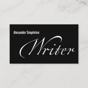 Writer Business Card