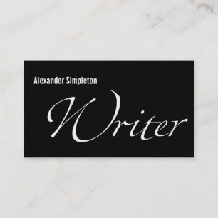 Writer Business Card