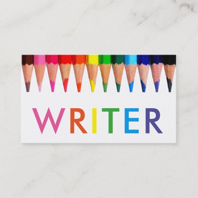 Writer Business Card (Front)
