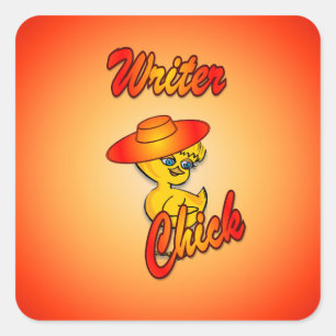 Writer Chick #5 Sticker