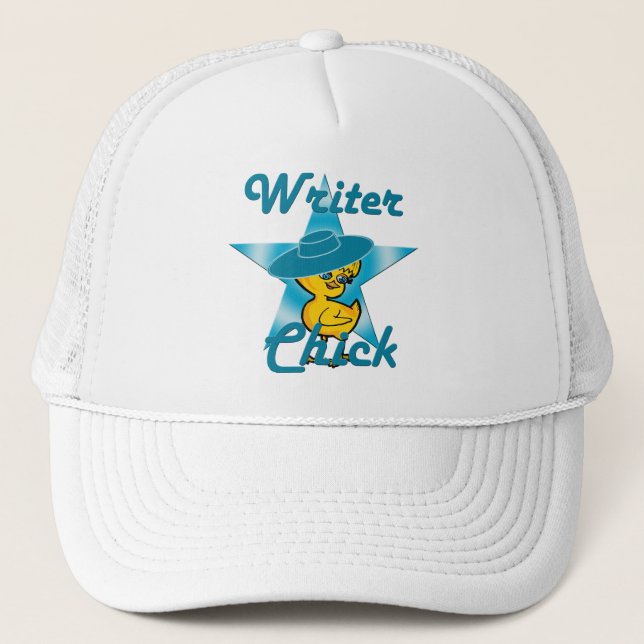Writer Chick #7 Trucker Hat (Front)