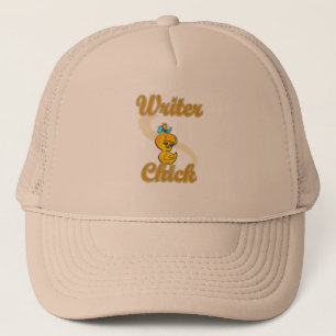 Writer Chick Trucker Hat