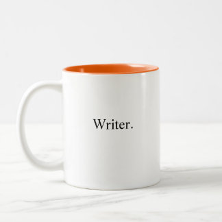 writer, creative, storyteller, novelist, literary  Two-Tone coffee mug