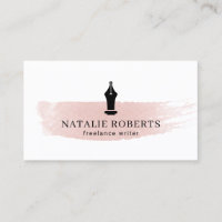 Writer Editor Author Pen Nib Logo Watercolor