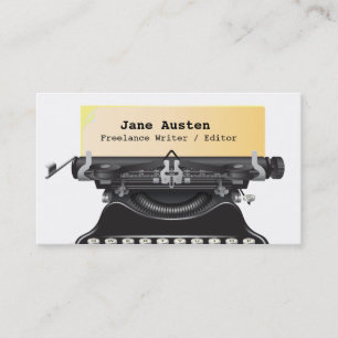 Writer / Editor / Authors Business Card