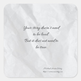 Writer Fortune Sticker – Encouragement for Writers